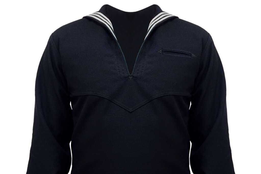 Navy Enlisted Service Dress Blue Jumper Bernard Cap Genuine