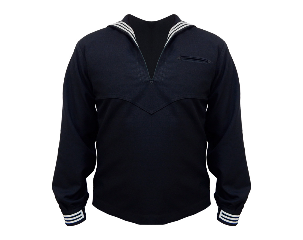 Navy Enlisted Service Dress Blue Jumper Bernard Cap Genuine