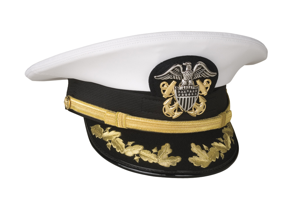 Navy Captain / Commander Complete Cap, Men's - Bernard Cap | Genuine ...