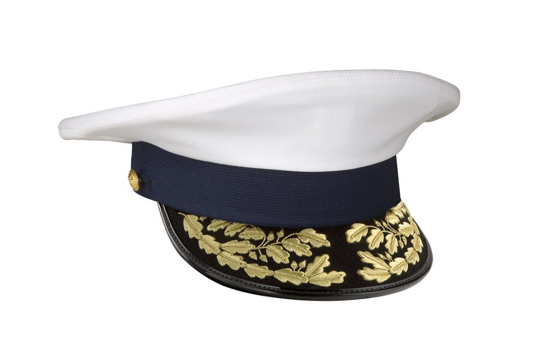 Coast Guard Admiral Untrimmed Cap - Bernard Cap | Genuine Military ...