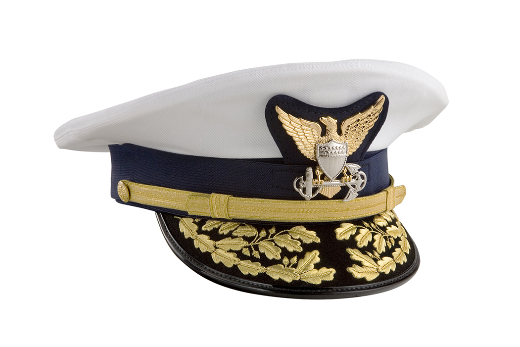 Coast Guard Admiral Complete Cap - Bernard Cap | Genuine Military ...